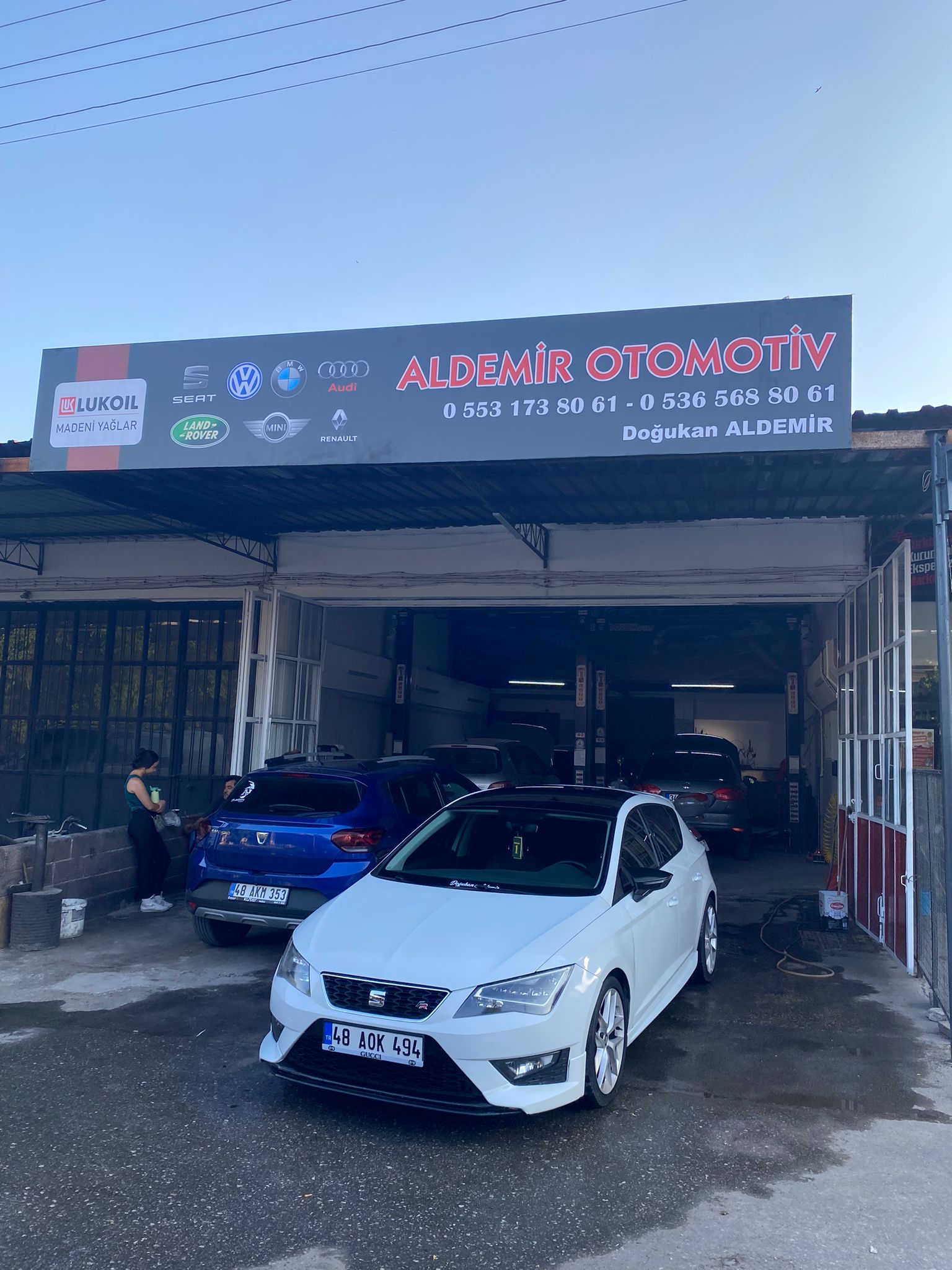 Motor bakım alanı